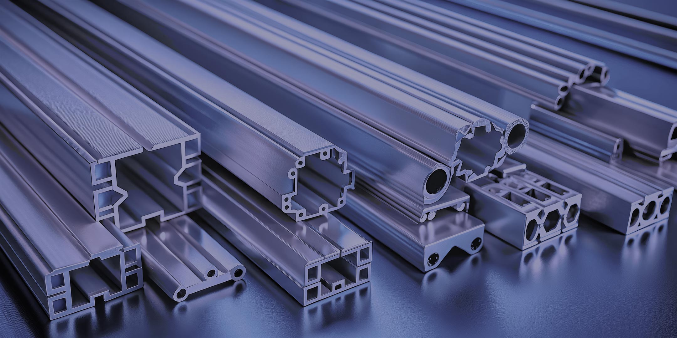 Aluminiumprofiler for hagestuer og glassrekkverk